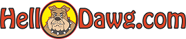 Hello Dawg Bumper Sticker 3 x 10"